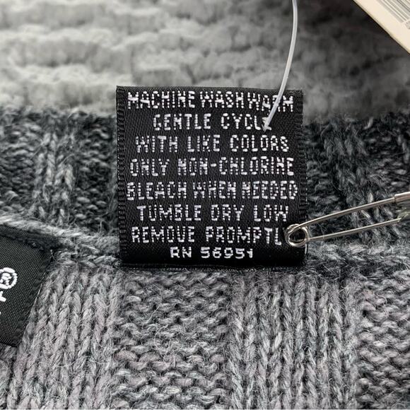 North Crest Women’s Gray Ramie Cotton Blend Crewneck Pullover Sweater   Size: M - Picture 11 of 12